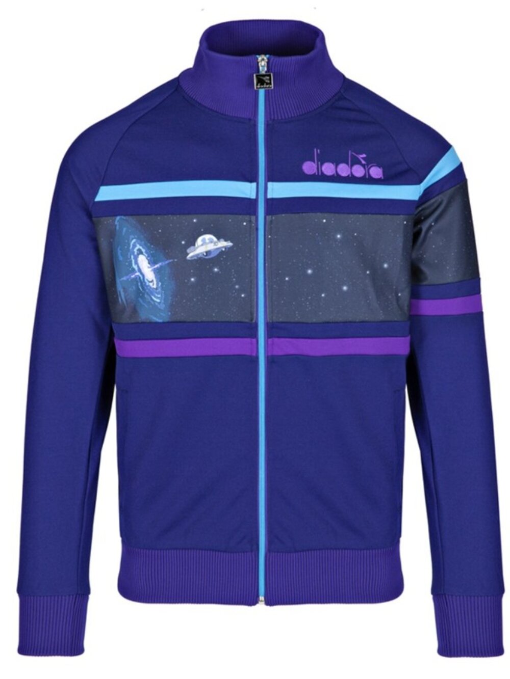 mint❤️2019 Diadora Rick & Morty Intergalactic full zip track top jacket M 180/96
